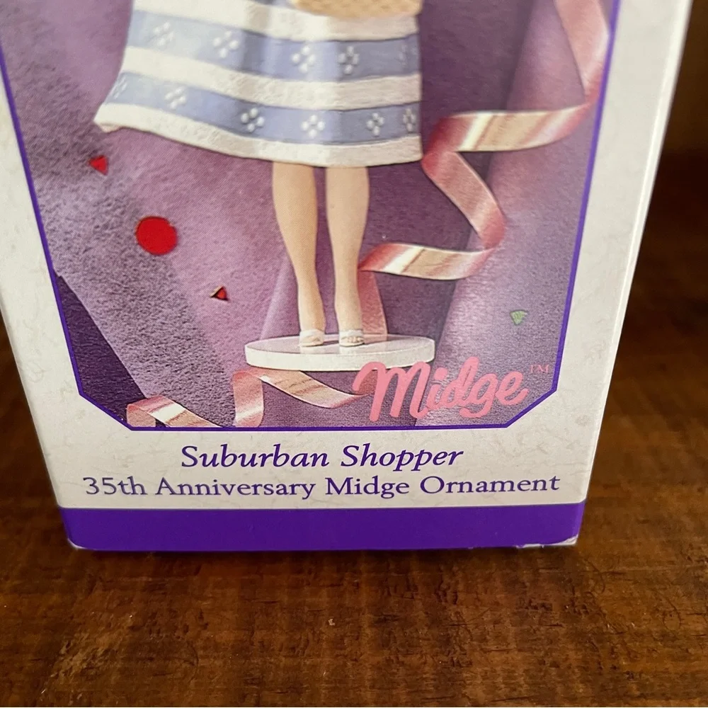 Hallmark Keepsake Suburban Shopper Midge Barbie 35th Anniversary Ornament 1998